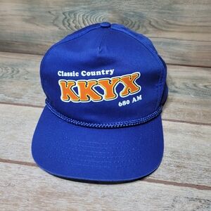 Vintage KKYX Radio Station 680 AM San Antonio Classic Country Hat Adjustable